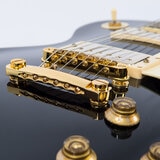 close up front of guitar