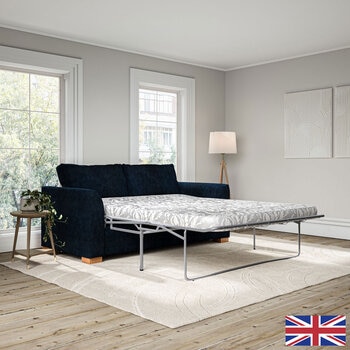 Devon Navy Fabric Sofa Bed