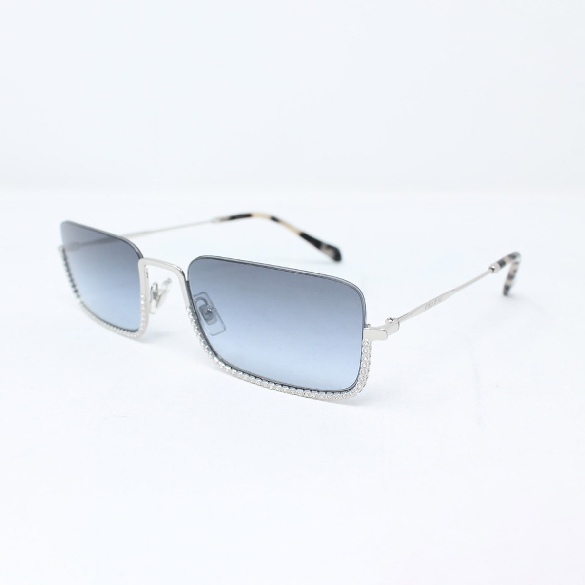 miu miu silver sunglasses