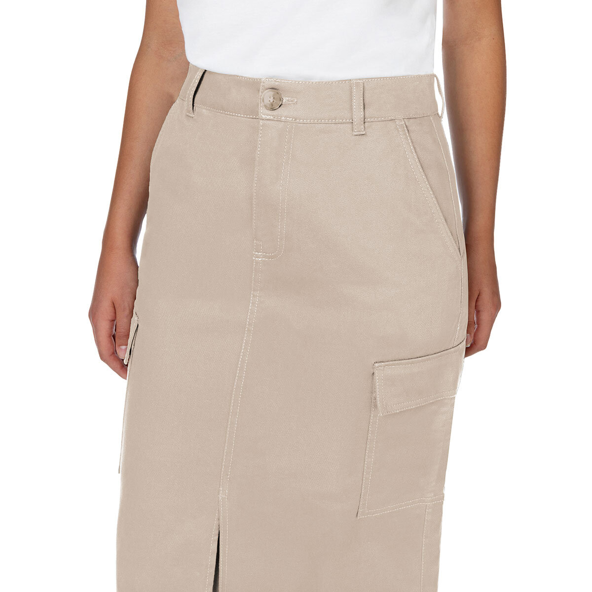 Wellworn Ladies Cargo Maxi Skirt