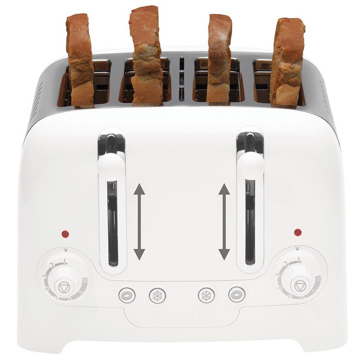 Dualit Lite Kettle & 4 Slot Toaster Set White Costco UK