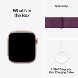 Buy Apple Watch Series 10 GPS, 42mm Rose Gold AluminiumCase with Plum Sport Band, MWWK3QA/A at costco.co.uk