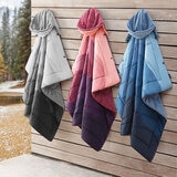 Weatherproof Vintage Outdoor Blanket with Fleece Hood in 3 colours