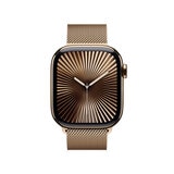 Buy Apple Watch Series 10 + Cellular, 46mm Gold Titanium Case with Gold Milanese Loop S/M, MC7T4QA/A at costco.co.uk