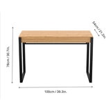 AVF Ridgewood Desk, Light Wood