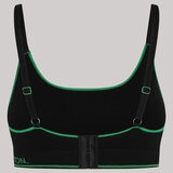 United Colors of Benetton Seamless Bra 2 Pack in Black & Green