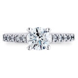 1.25ctw Round Brilliant Cut Diamond Ring, 18ct White Gold