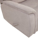 True Innovations Hayden Beige Fabric Manual Recliner Chair