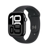 Buy Apple Watch Series 10 + Cellular, 46mm Black Aluminium Case with Black Sport Band, MWY53QA/A at costco.co.uk