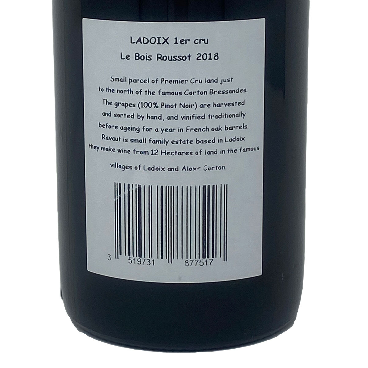 Domaine Gaston & Pierre Ravaut Ladoix 1er Cru Le Bois Roussot 2018, 75cl