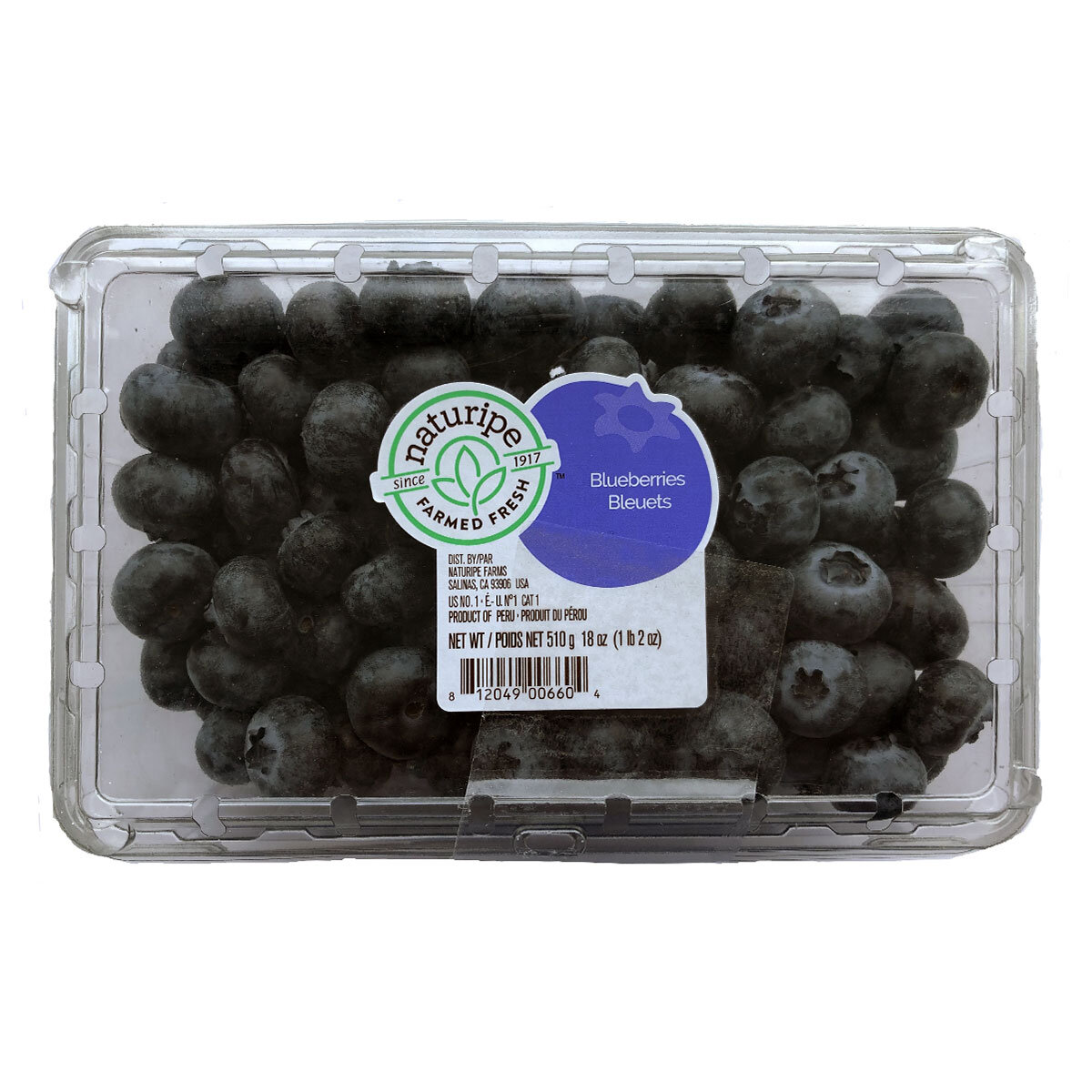 Blueberries, 510g Costco UK