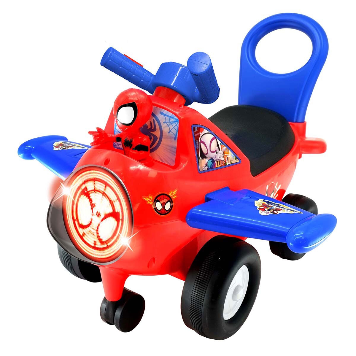 Spiderman plane store toy