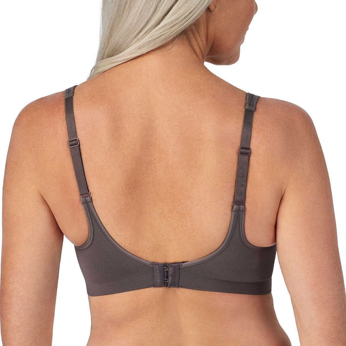 Carole Hochman Seamless Bra 2 Pack in White & Grey