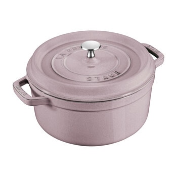 STAUB Cast Iron Round Cocotte in Cherry Blossom 28cm