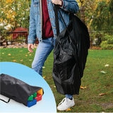 Lifestyle image of someone carrying the game in the carry bag Lifestyle image of someone carrying the game in the carry bag