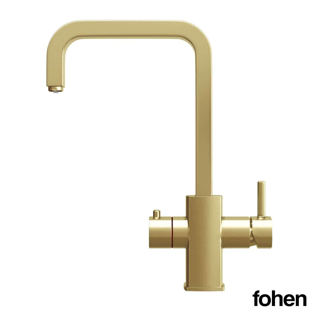 Fohen Figaro 3-in-1 Hot Tap in Unfinished Brass