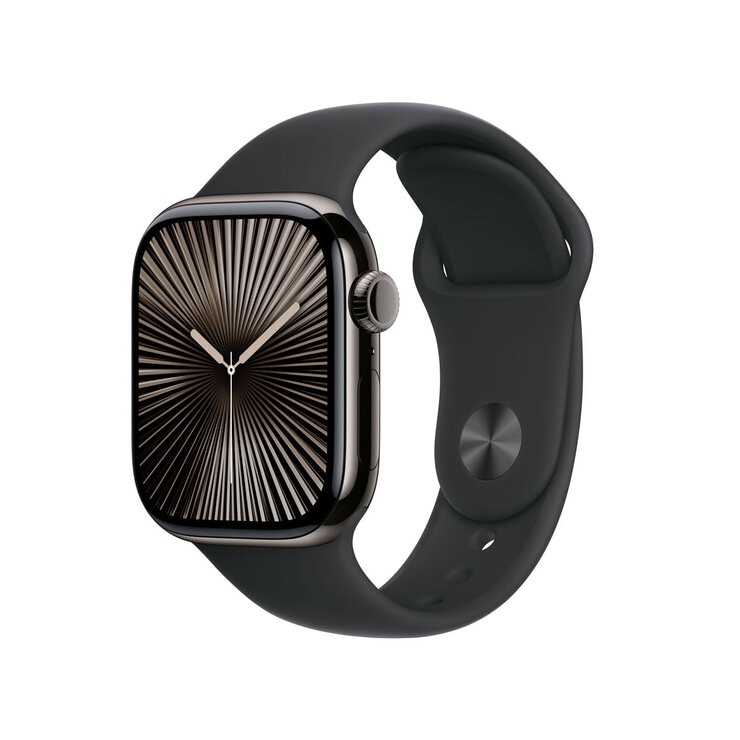 Buy Apple Watch Series 10 + Cellularl, 42mm Black Aluminium Case with Sport Band at costco.co.uk