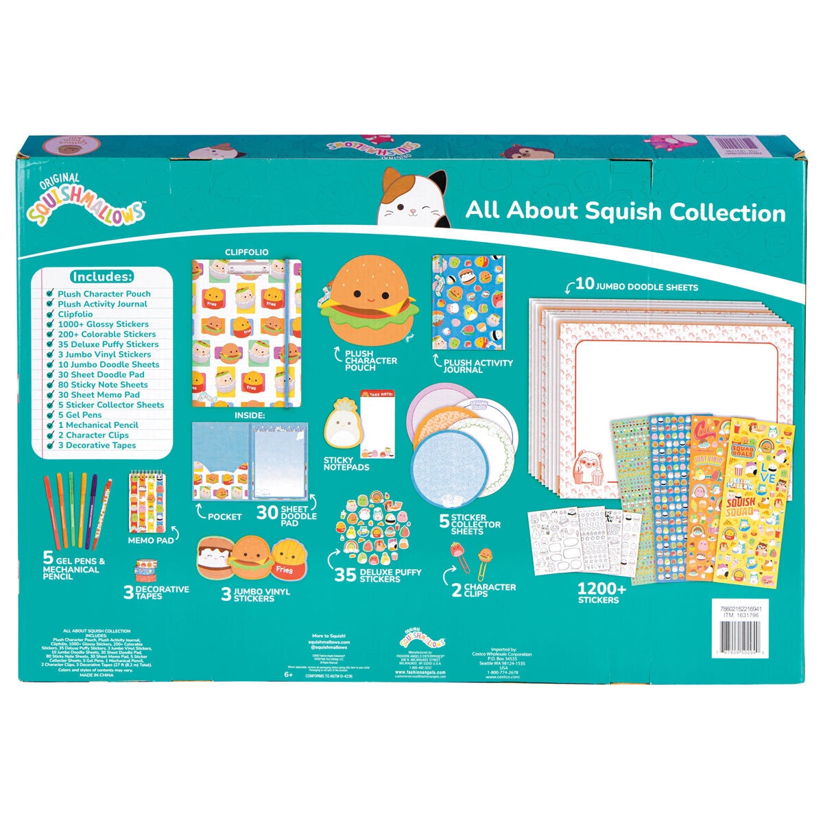 Buy  Squishmallow Activity Set Food Back of Box Image at Costco.co.uk