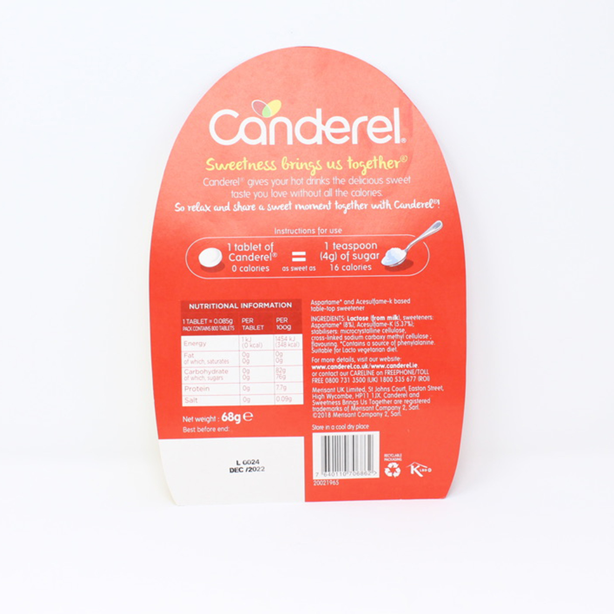 Canderel® - Delicious Sweet Taste With Less Calories