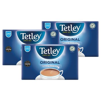 Tetley Original Tea Bags, 3 x 240 Pack