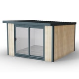 Installed Green Retreats Basebox Garden Room 3.6m x 3.6m