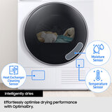 Buy Samsung DV90CGC0A0ABEU 9kg Heat Pump Dryer, A++ Rated in Black at Costco.co.uk