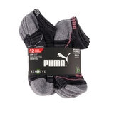 Puma Ladies Repreve Sock 12 Pack in Black