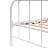 Gallery Loughton Cream Metal Bed Frame, King