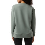 39 Degrees Ladies Sueded Tech Crewneck