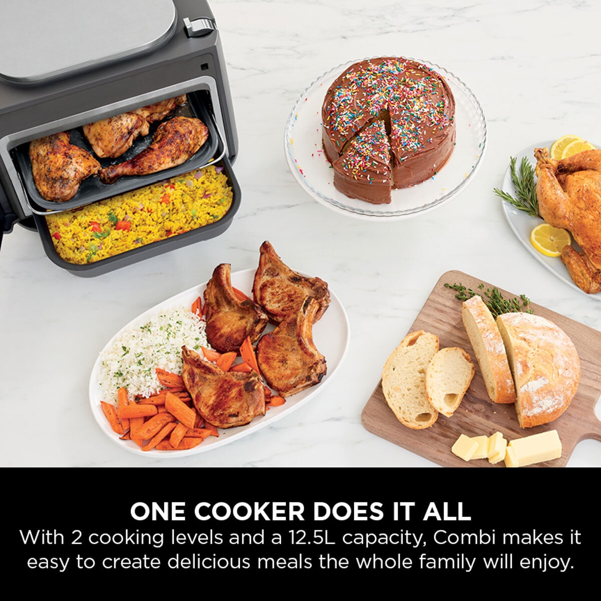 Ninja Combi 14-in-1 Oven, Multicooker, Oven & Air Fryer Lifestyle