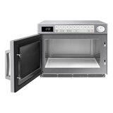 Front Profile of Samsung Commerical Microwave 26L with door open
