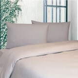 Portuguese Flannel Cotton 4 Piece Double Duvet Set, Grey