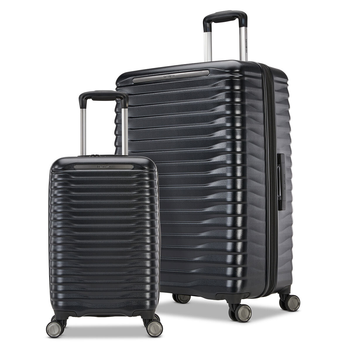 Samsonite Element 2 Piece Hardside Luggage Set in Black