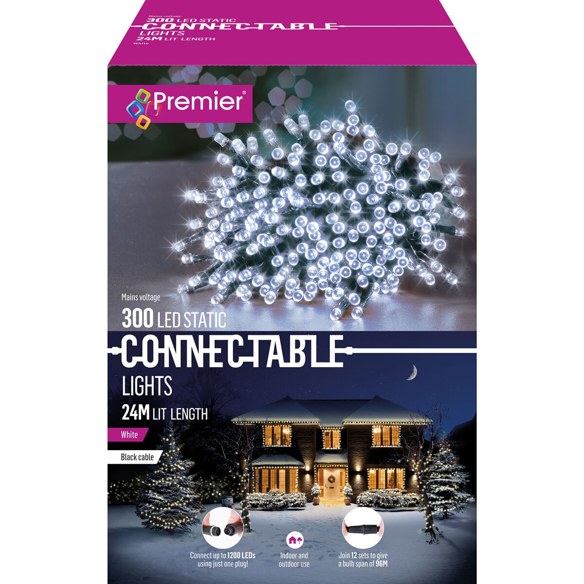 Buy 300 LED's Connectable Lights White LED's Box Image at Costco.co.uk