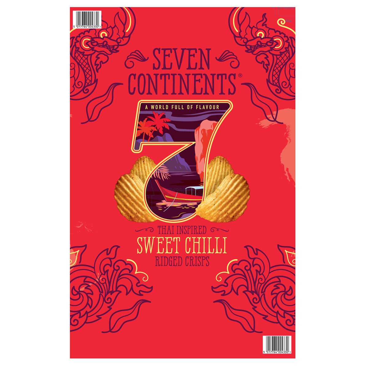 Seven Continents Sweet Chilli Crisps, 900g