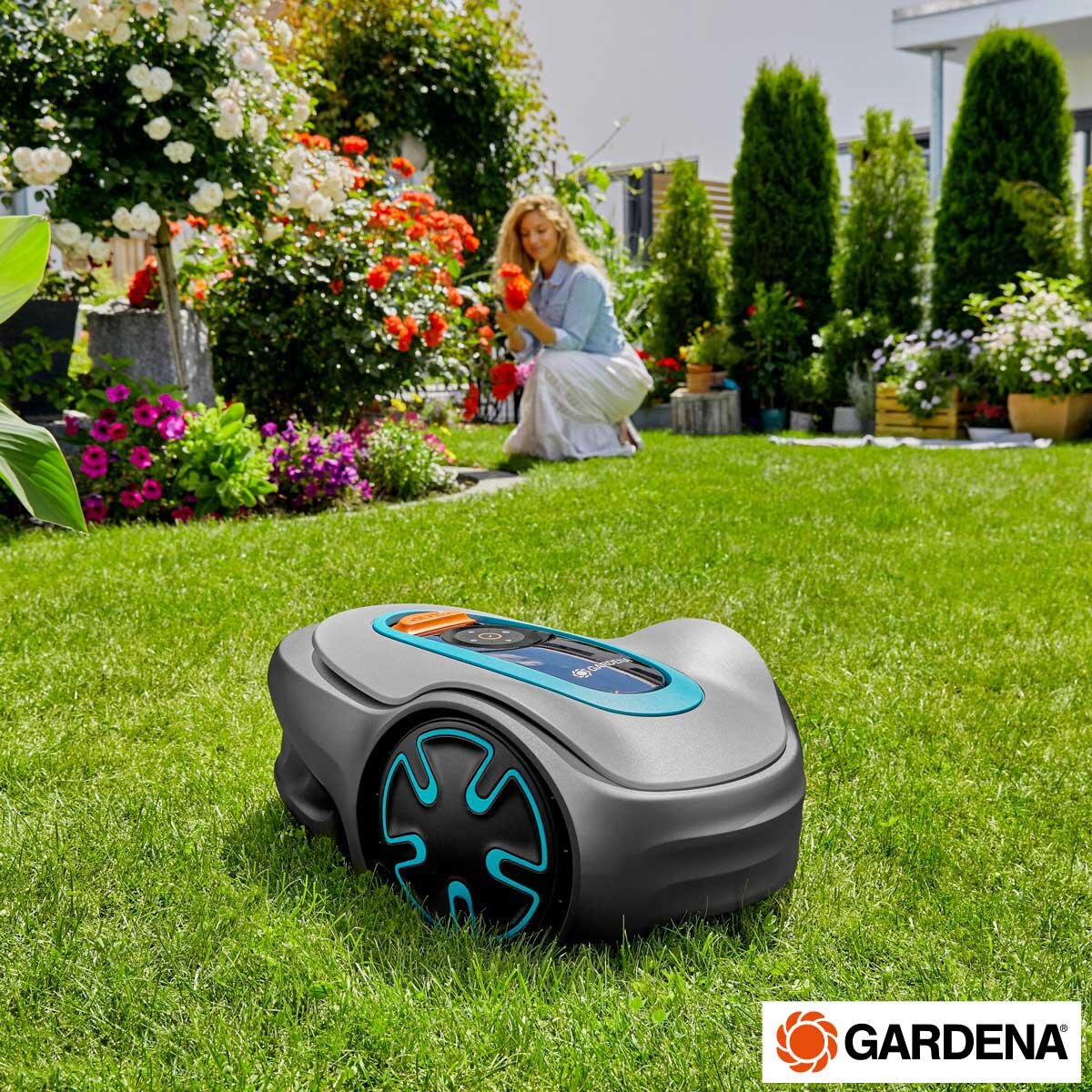 Gardena Sileno Minimo Smart Robotic Lawn Mower + Charging