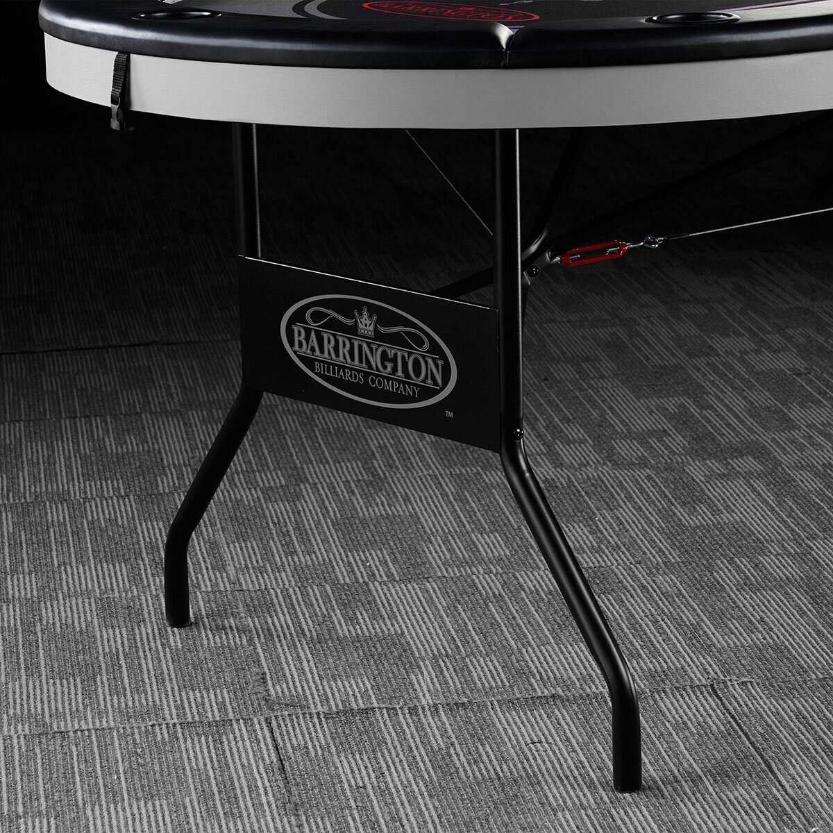 Barrington 10-Player Poker Table with LED Lights