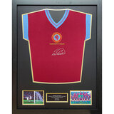 Peter Withe signed Aston Villa shirt