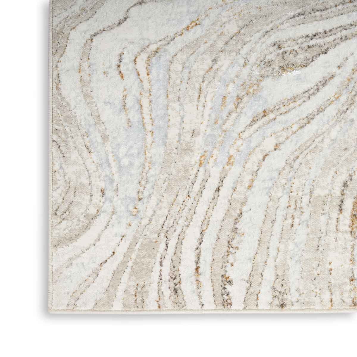 Glitz Gold Marble Area Rug, 160 x 220 cm