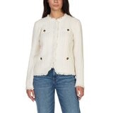 Wellworn Ladies Fringe Cardigan in Cream