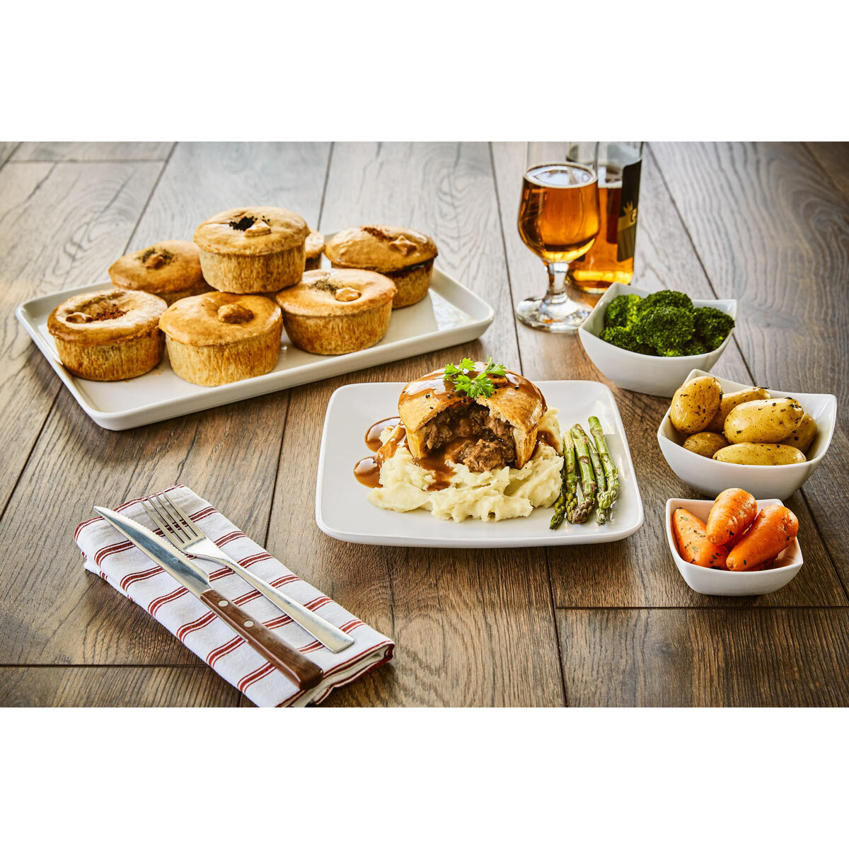 Artisan Steak Hot Pie Collection, 8 x 260g