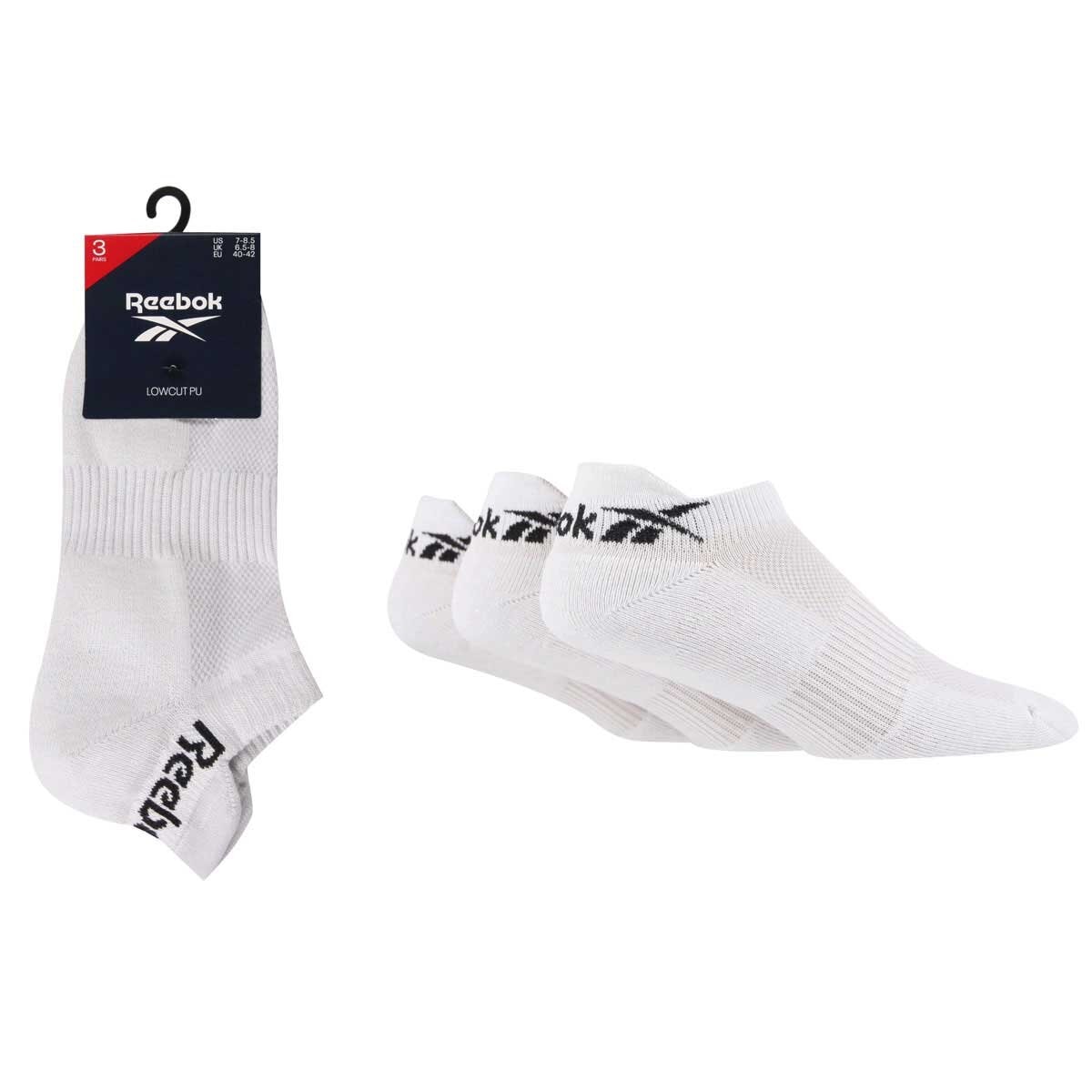 Reebok Essential Trainer Socks 6 Pack in White