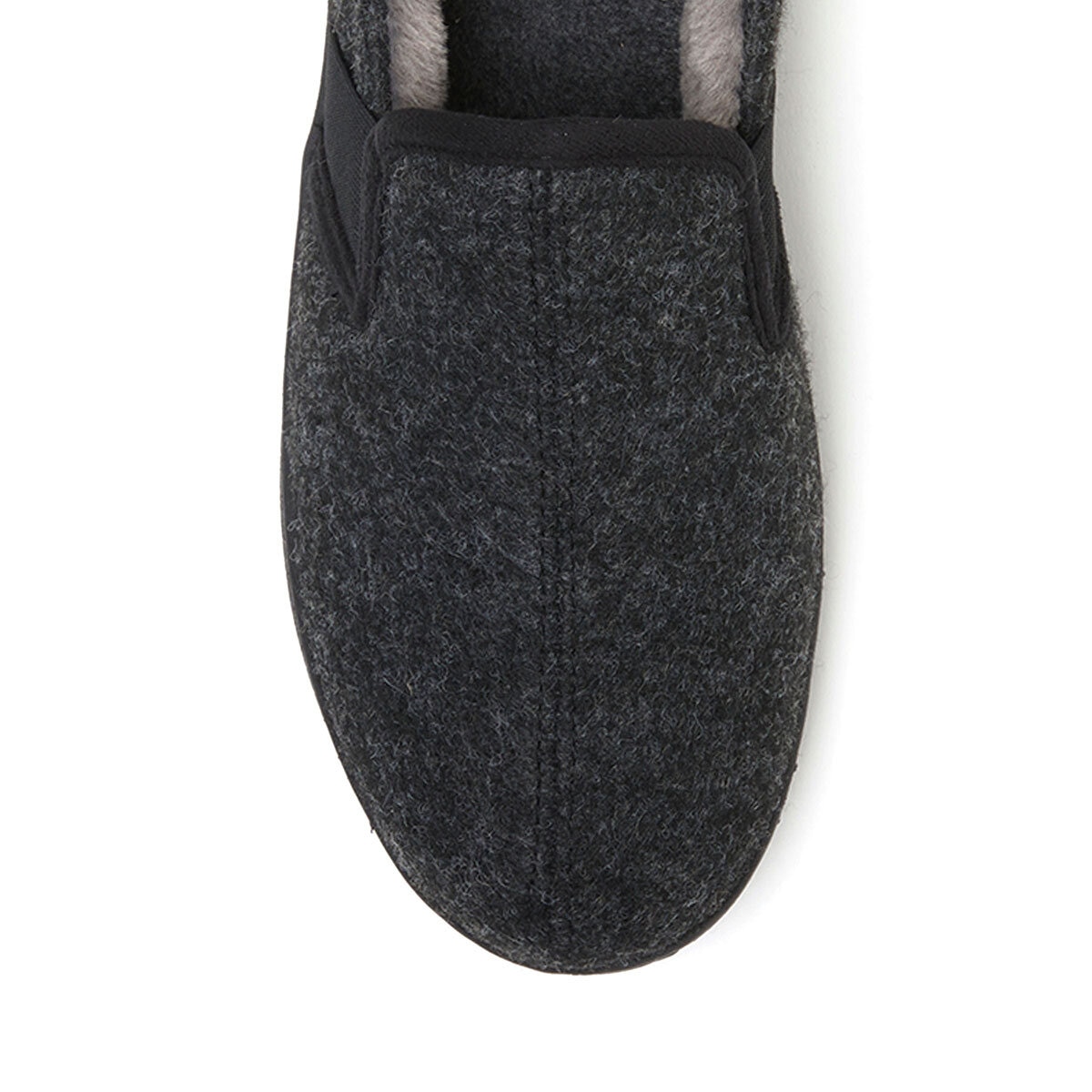 Dearfoam Mens Felted Closed Back Slipper