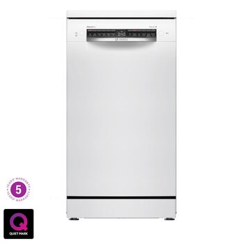 Bosch SPS4HMW49G Series 4 Slimline Freestanding 10 Place Setting Dishwasher, E Rated in White