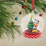 Buy Mickey & Minnie Globe Ornaments Set of 2 Minnie Lifestyle Image at Costco.co.uk