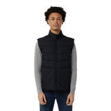 32 Degrees Mens Mixed Media Vest in Black