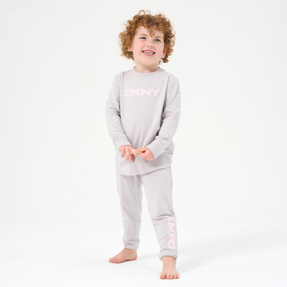 DKNY Kids Pyjama 2 Piece Set in Pink