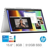 Buy HP Pavilion x360, Intel Core i5, 8GB RAM, 512GB SSD, 15.6 Inch Convertible Laptop, 15-fe0012na at costo.co.uk