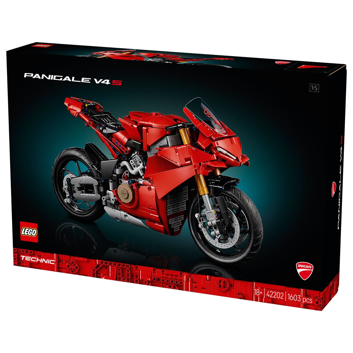 LEGO Technic Ducati Panigale V4 S Motorcycle - Model 42202 (18+ Years)