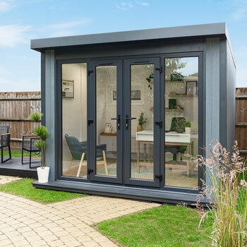 Installed Green Retreats Basebox Garden Room 3m x 3.6m